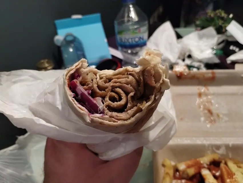 Sandwich kebab galette