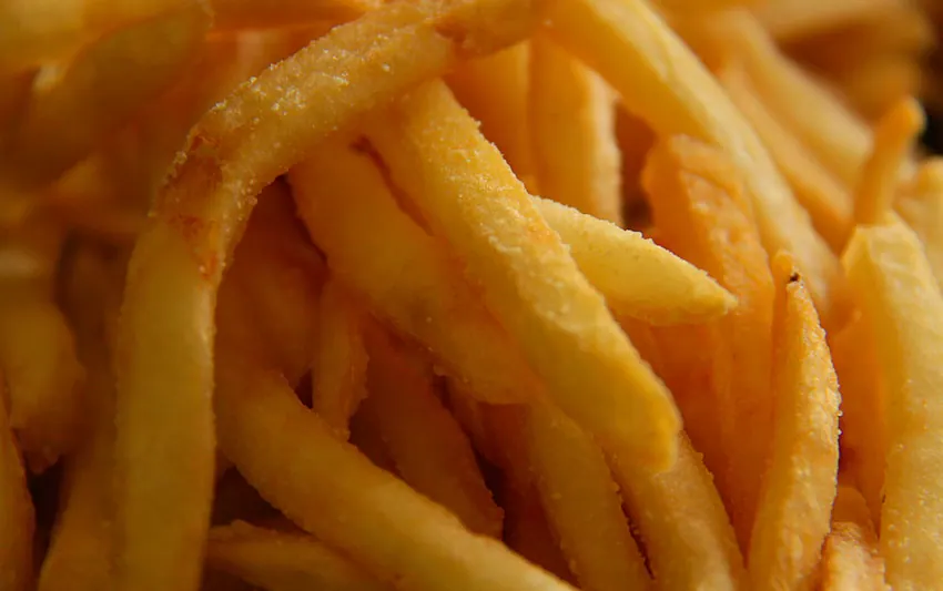 Petites barquettes de frites