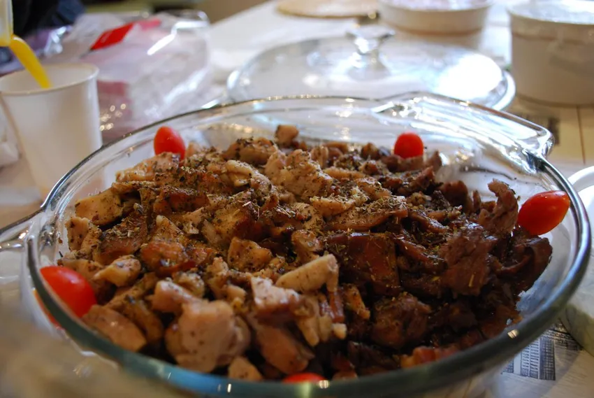 Petite barquette de kebab
